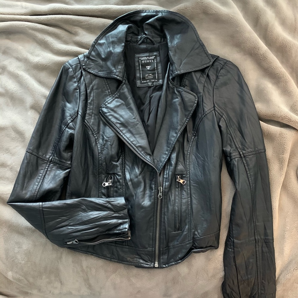 Guess Faux Leather Jacket